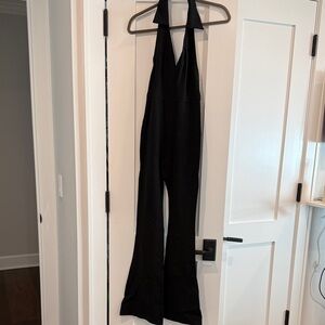 Edikted Black Halter Jumpsuit